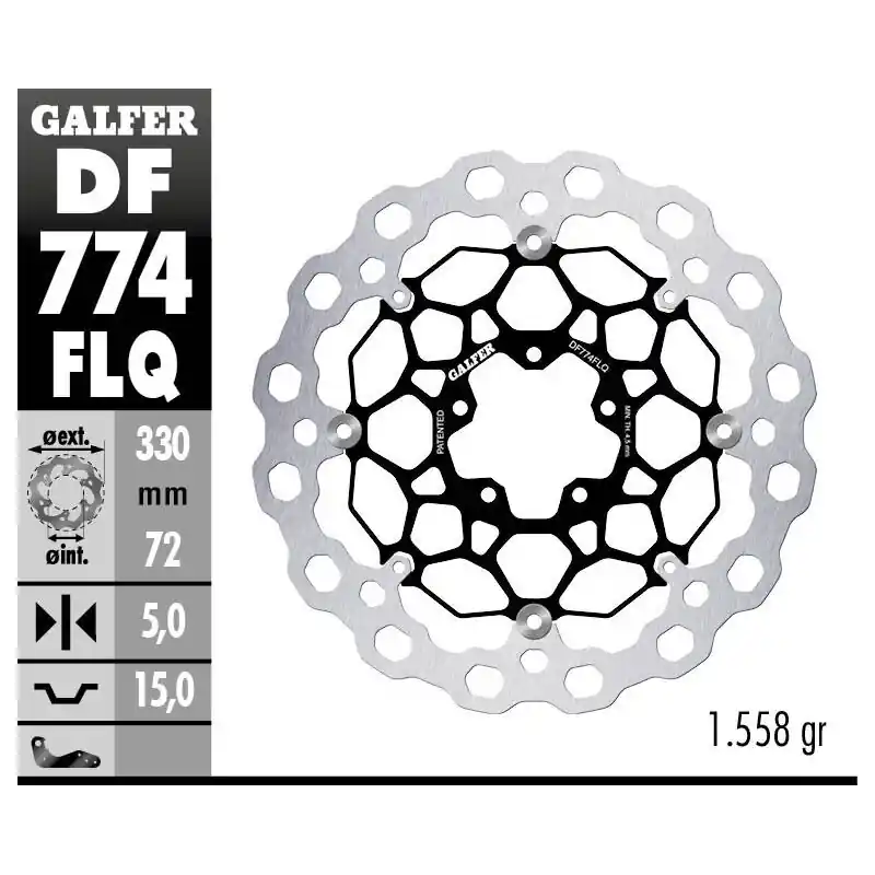 Promotion BRAKE DISC FLOAT CUBIQ