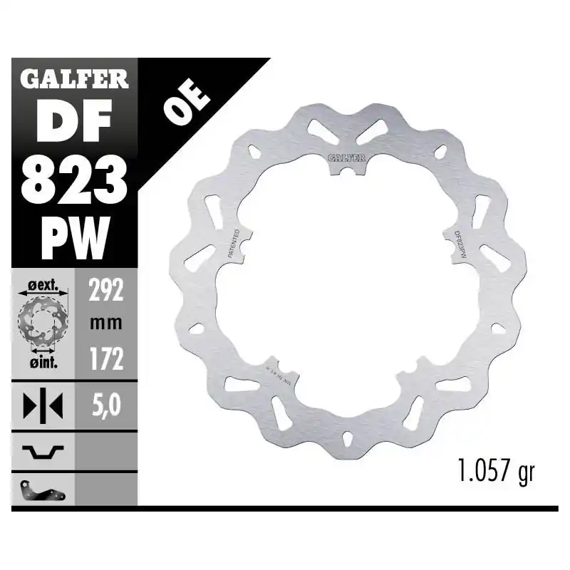 BRAKE DISC FIXED WAVE Bon Marché