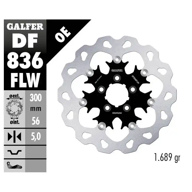 BRAKE DISC FLOAT WAVE Vente Directe