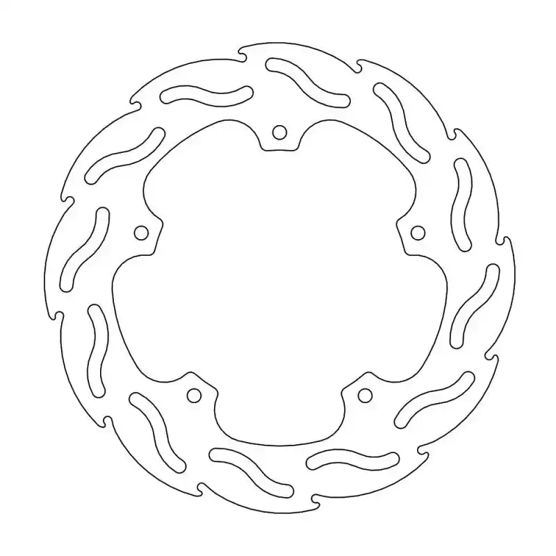 Solde BRAKE DISC FLAME REAR