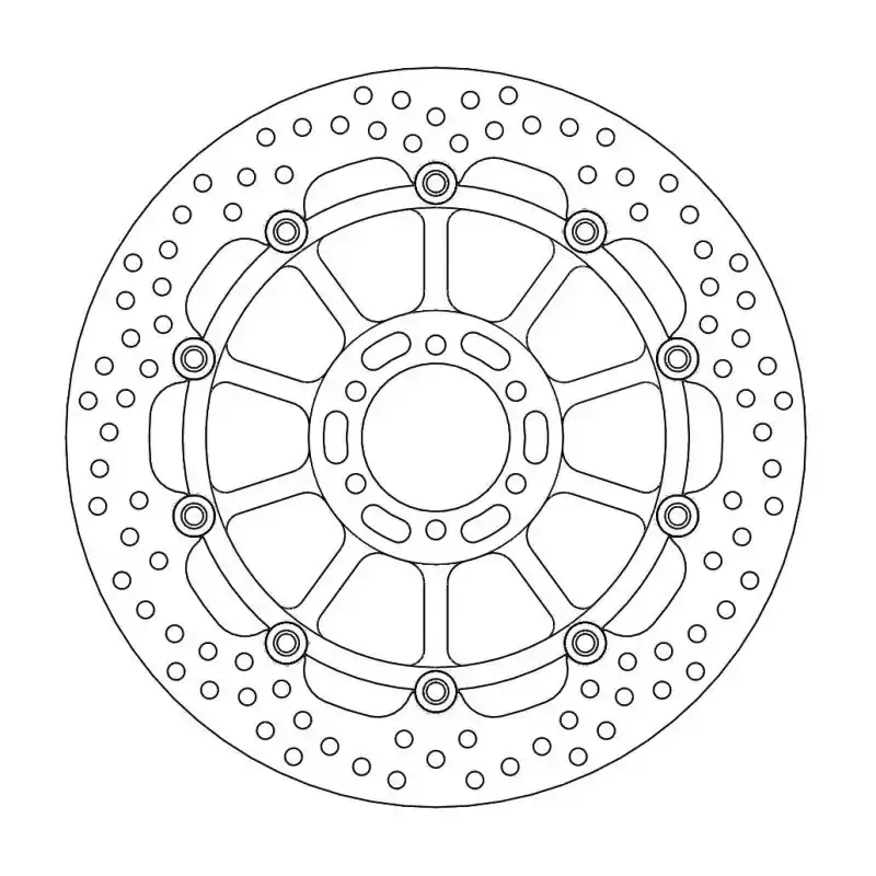 BRAKE DISC HALO FLOAT FT Solde