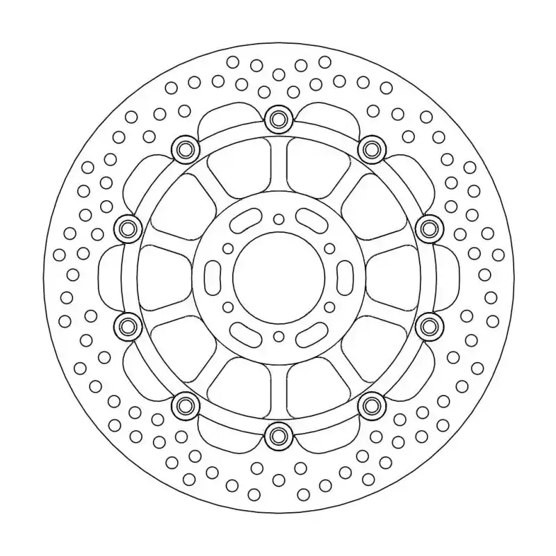 BRAKE DISC HALO FLOAT FT Authentique