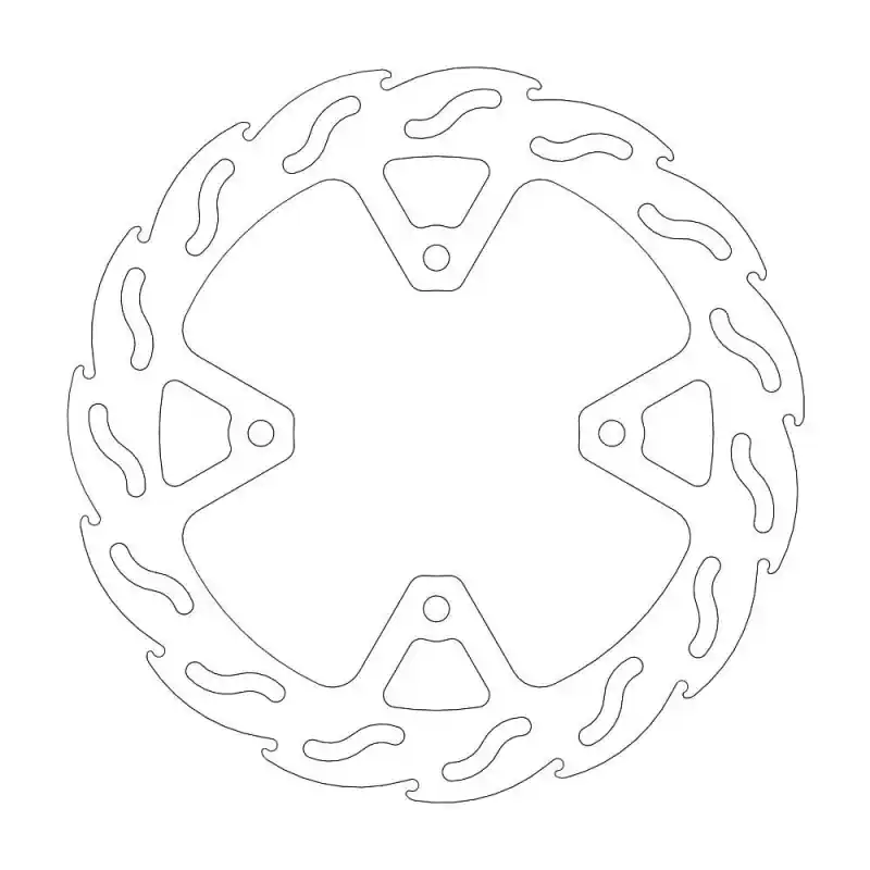 Prix Choc BRAKE DISC FLAME REAR