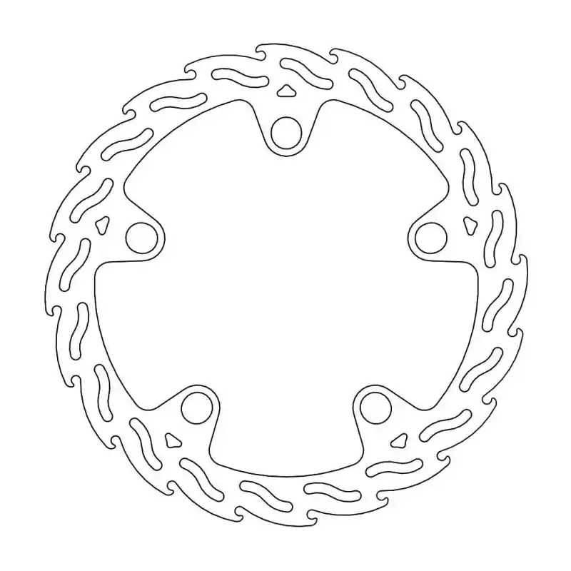 Nouvel Arrivage BRAKE DISC FLAME FRONT RIGHT