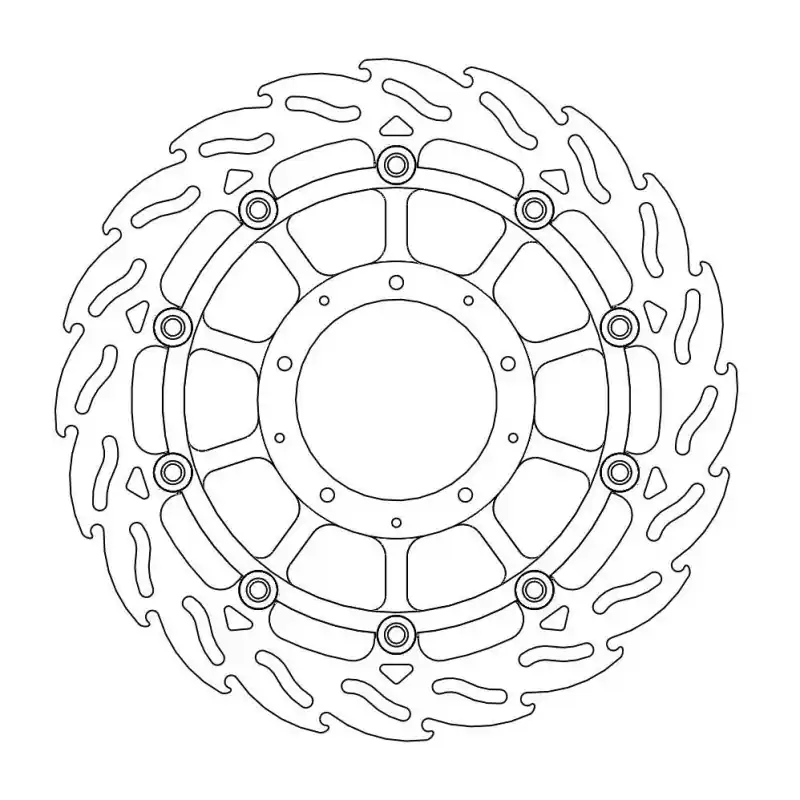 Bon Marché BRAKE DISC FLAME FLOAT FT R
