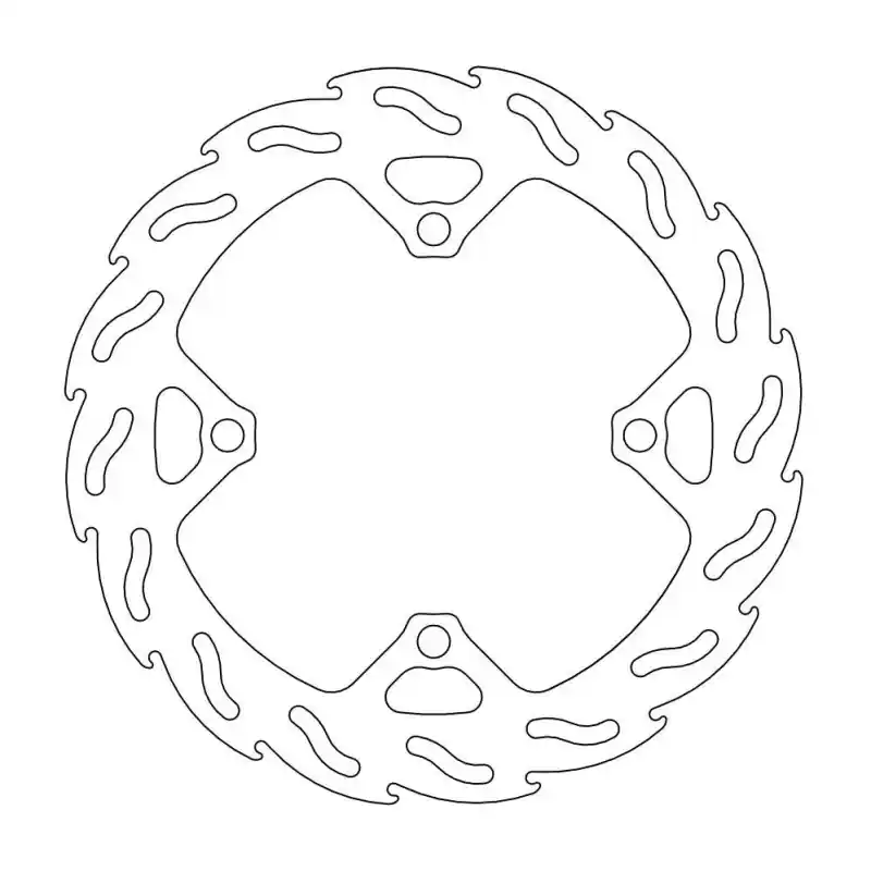 Retour Gratuit BRAKE DISC FLAME REAR