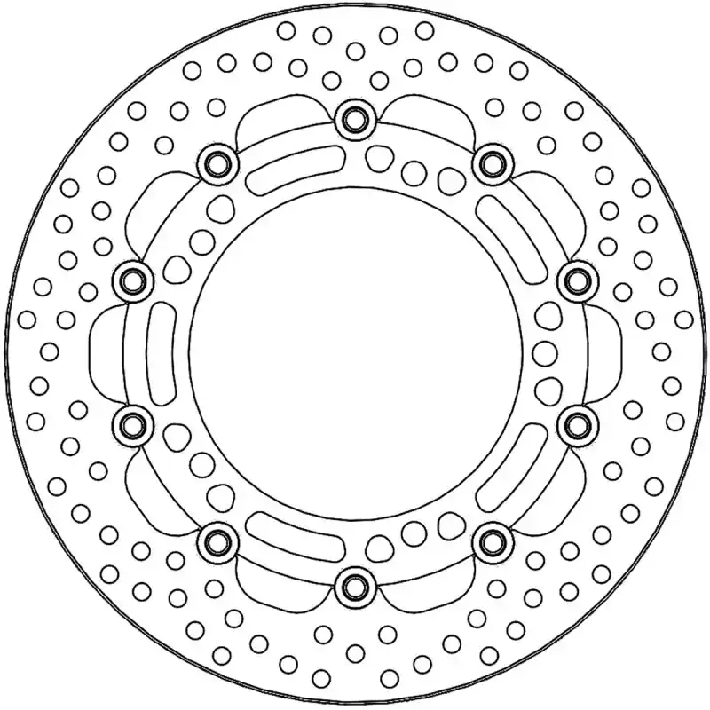 BRAKE DISC HALO RACING FR Prix Cassé