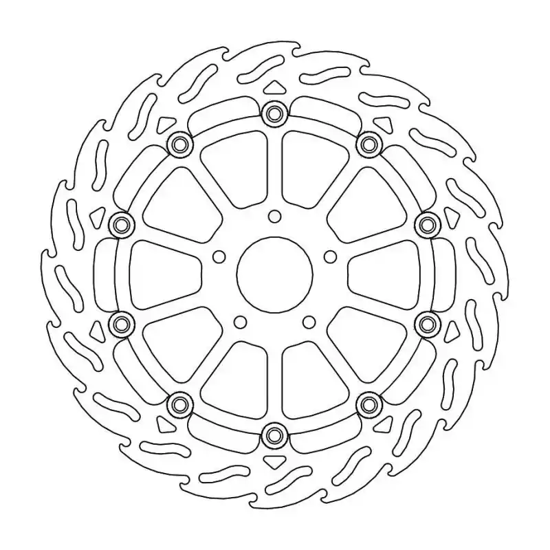 Top Vente BRAKE DISC FLAME FRONT