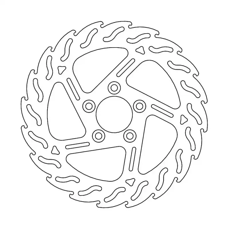 BRAKE DISC FIX FLAME FRONT L Dernière Chance