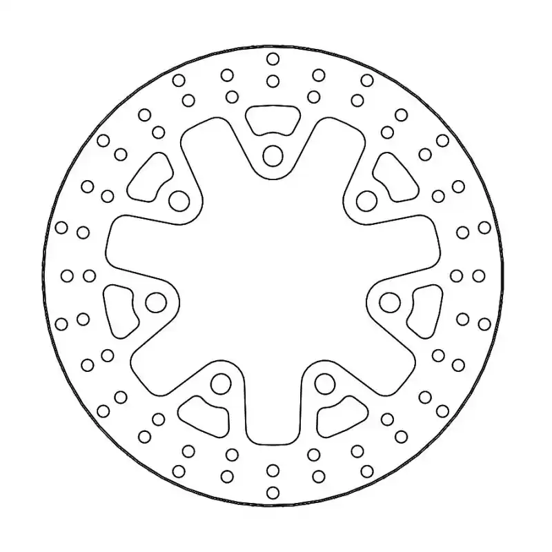 BRAKE DISC FIX ROUND FRONT Vente Flash