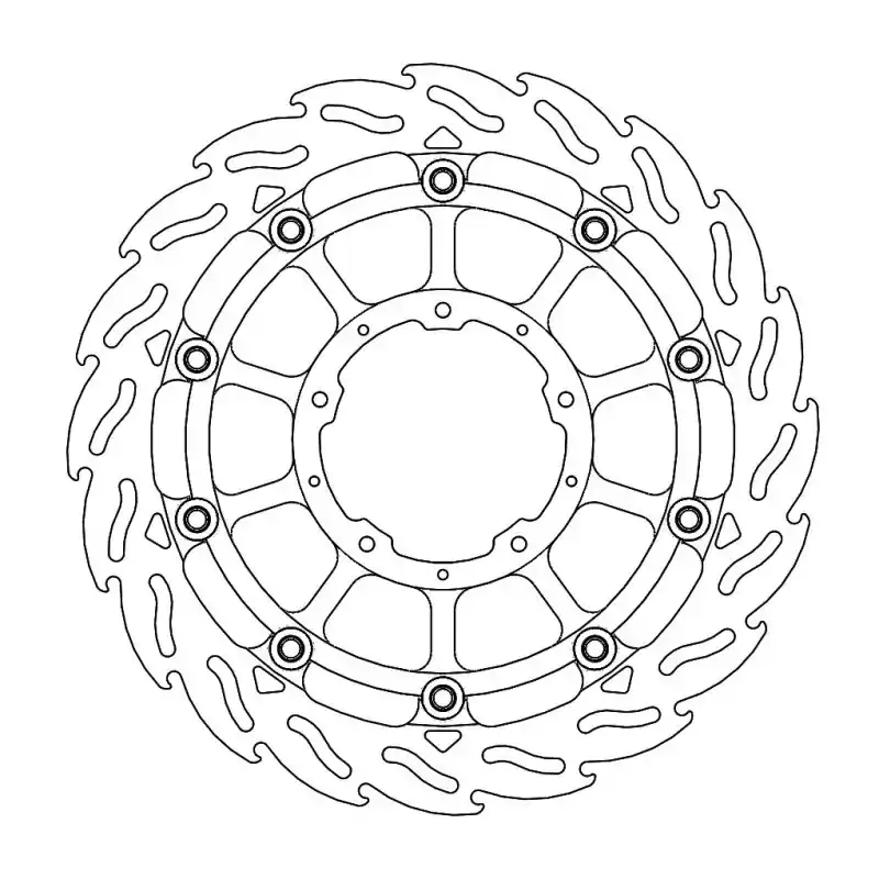 BRAKE DISC FLAME FLOAT FT R Authentique