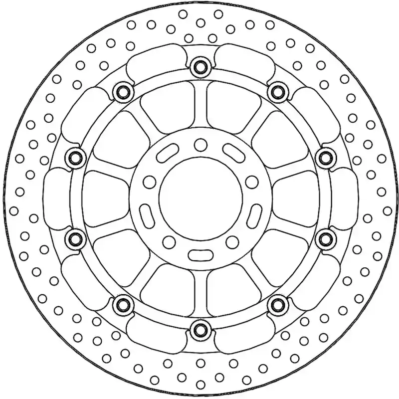 BRAKE DISC HALO RACING FR Expédition Rapide