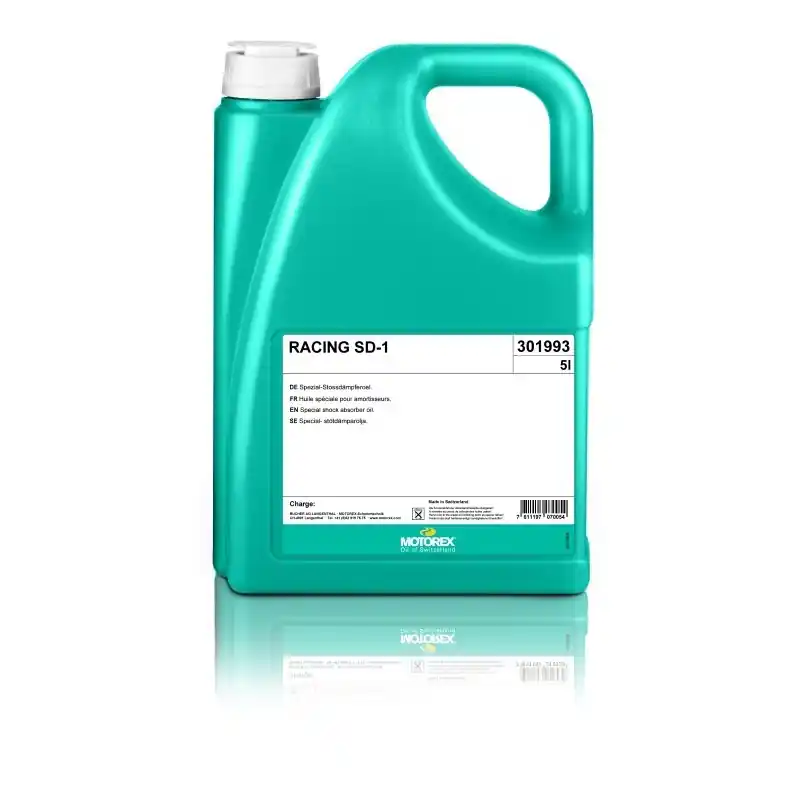 Offre Limitée Huile de amortisseur MOTOREX Racing SD-1 Shock Oil – 5W 5L x4