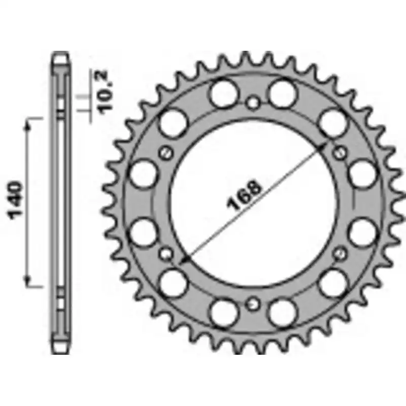 Dernier Modèle Couronne PBR acier standard 4613 – 525