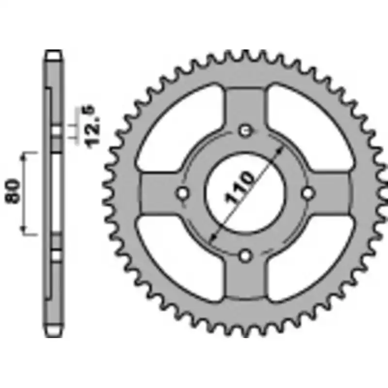 Couronne PBR acier standard 284 – 530 Offre Exclusive