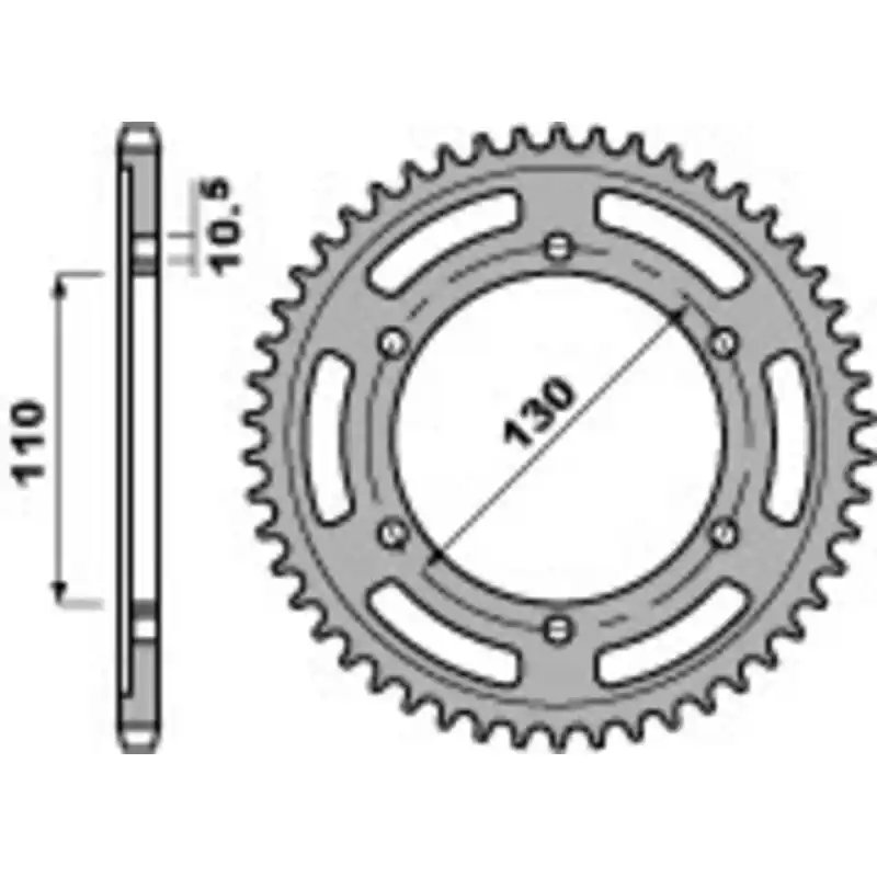 Promotion Couronne PBR Racing aluminium Ultra-Light 4385 – 525