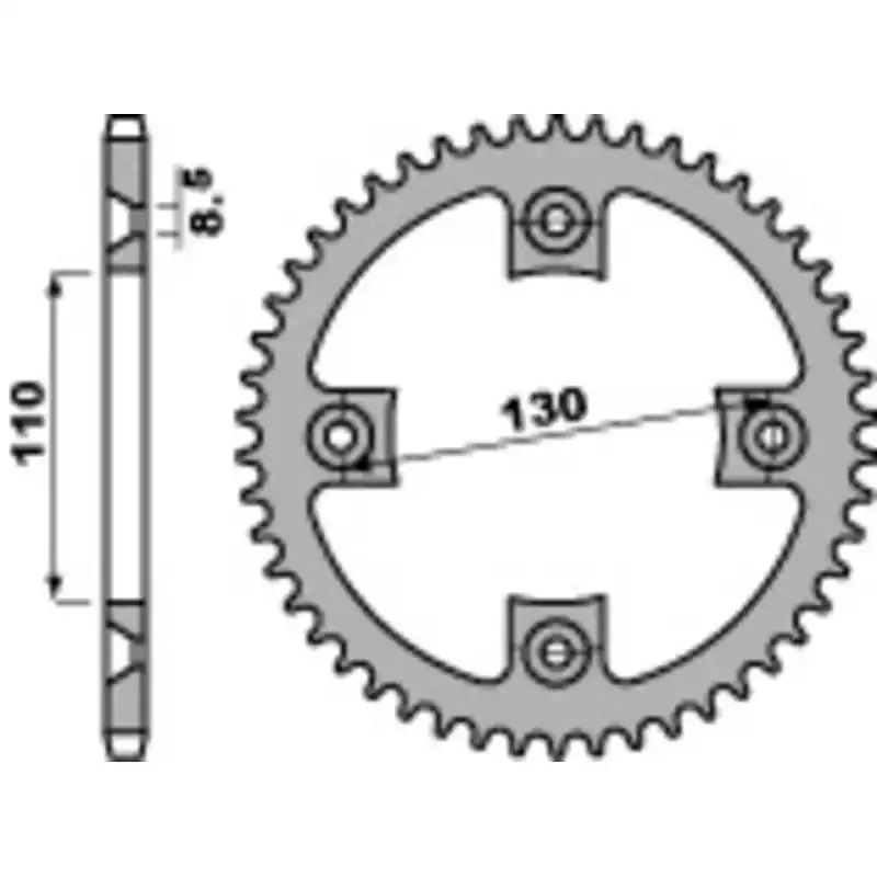 Couronne PBR acier standard 4306 – 420 Acheter Direct