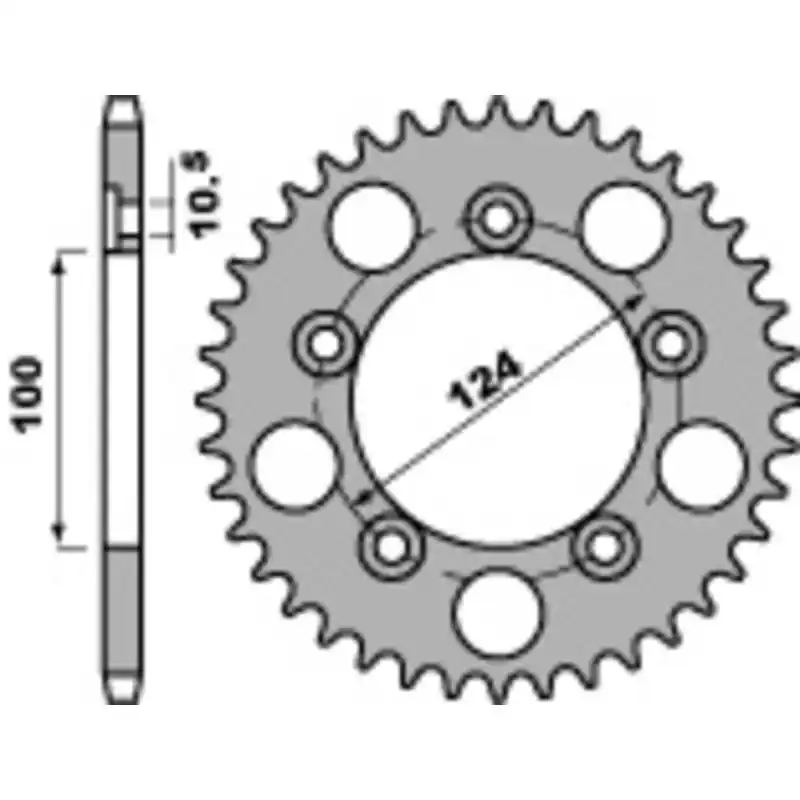 Couronne PBR acier standard 4443 – 525 Meilleure Vente