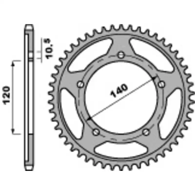Prix Réduit Couronne PBR acier standard 4398 – 525