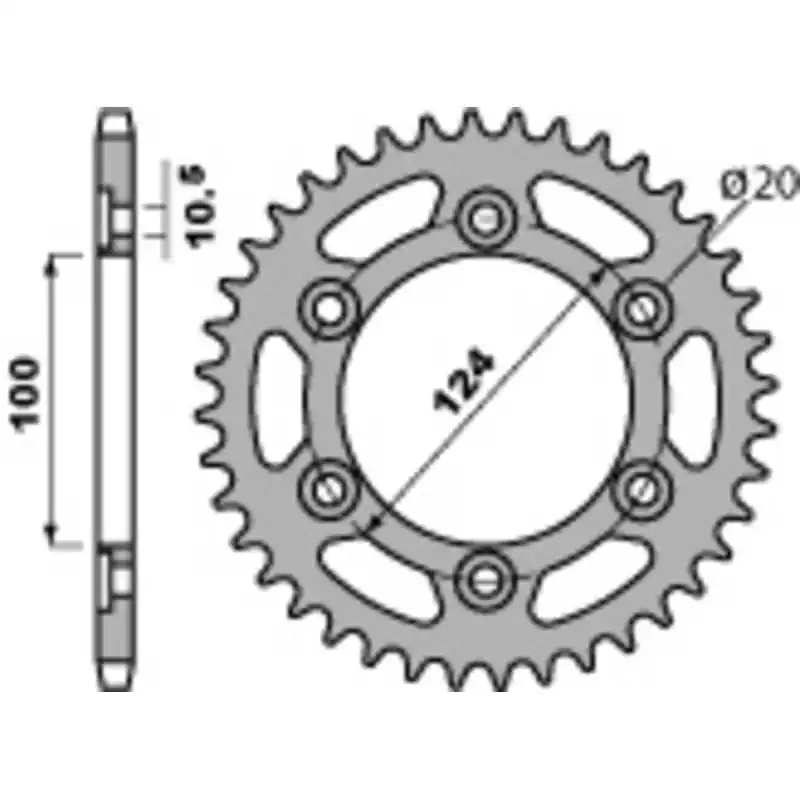 Couronne PBR acier standard 1027 – 520 Bon Plan