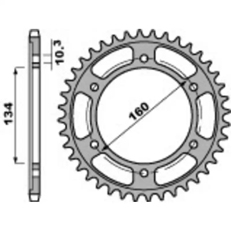 Satisfait Ou Remboursé Couronne PBR Racing aluminium Ultra-Light 4405 – 525