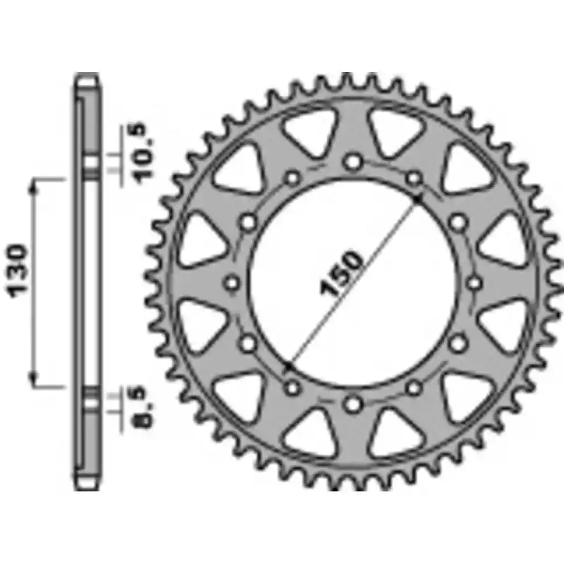 Couronne PBR acier standard 860 – 530 Quantité Limitée