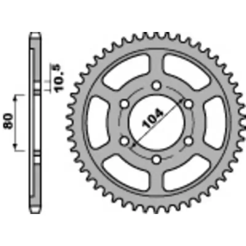 Couronne PBR acier standard 4359 – 525 Soldes