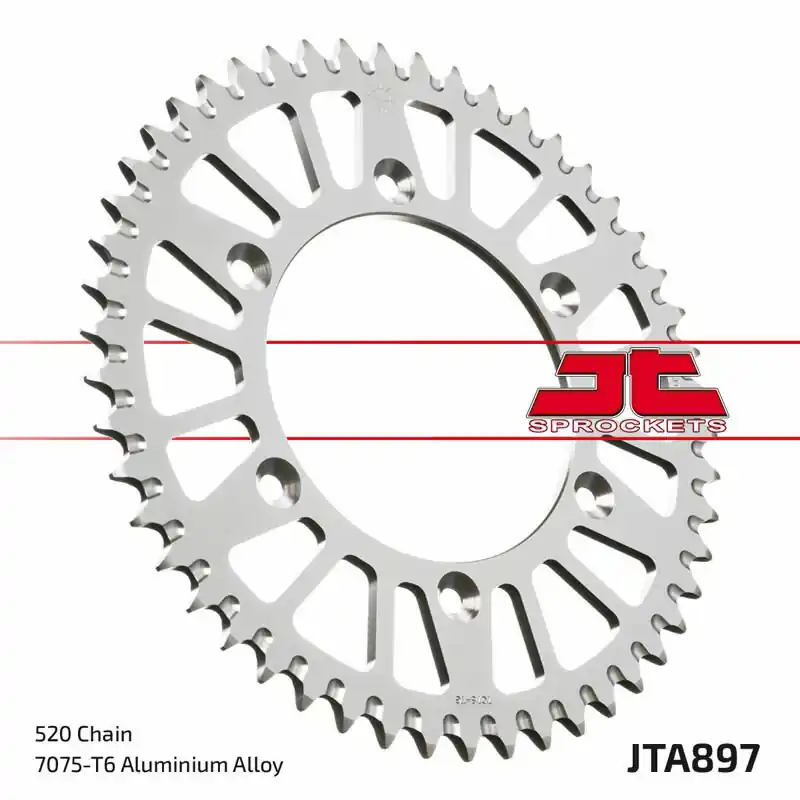Marque Couronne JT SPROCKETS aluminium ultra-light anti-boue 897 – 520