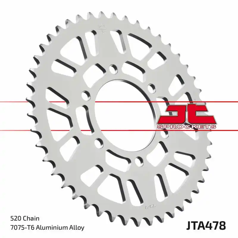Couronne JT SPROCKETS aluminium ultra-light 478 – 520 Quantité Limitée