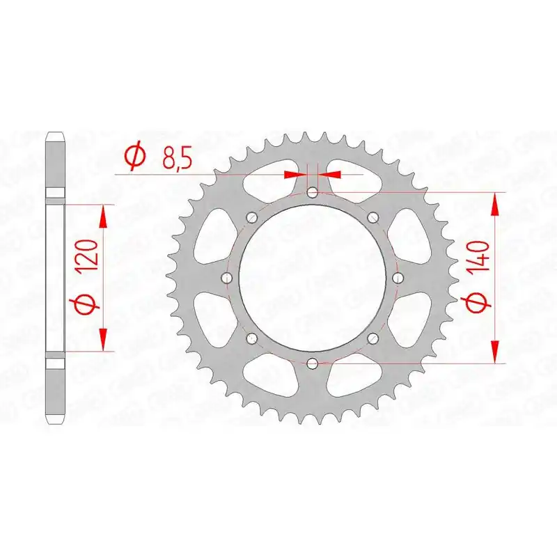 Top Vente Couronne AFAM acier standard 16600 – 520