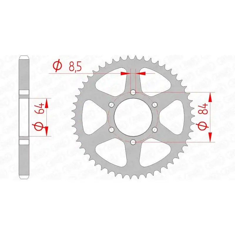 Soldes Couronne AFAM acier standard 14200 – 428