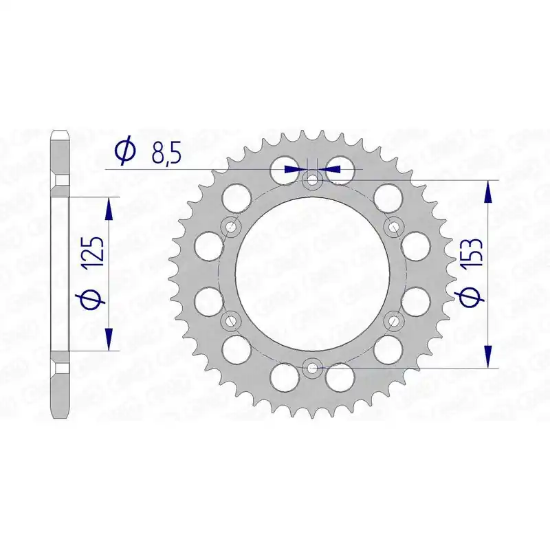 Acheter Direct Couronne AFAM aluminium Ultra-Light 11212 – 520