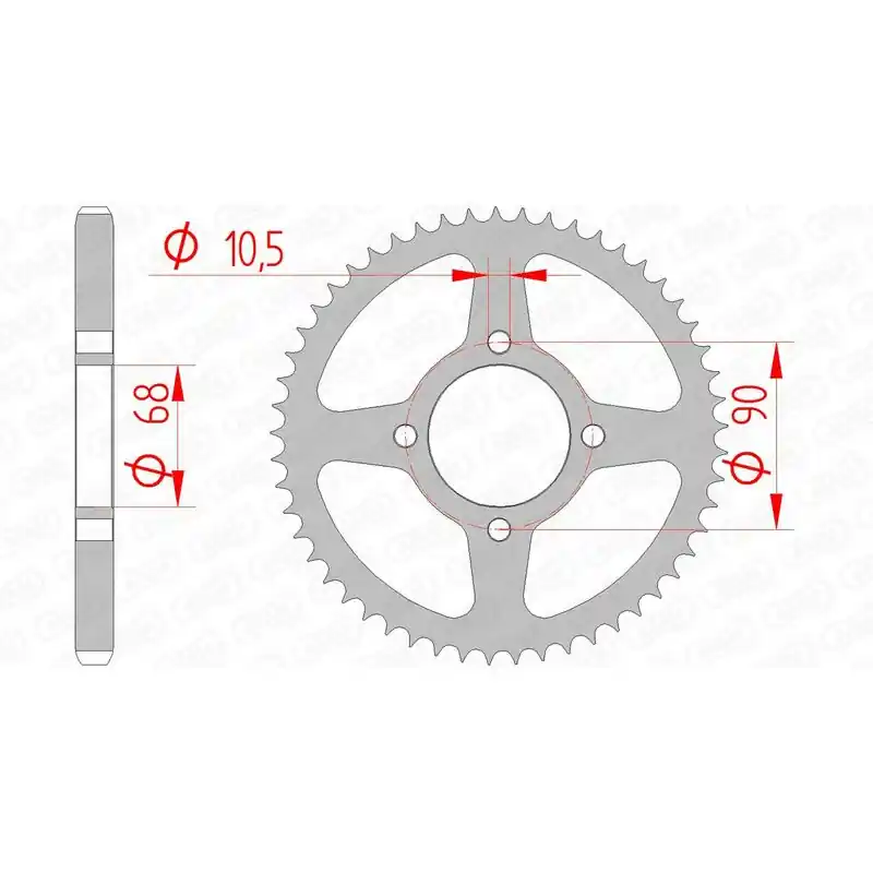 Authentique Couronne AFAM acier standard 10205 – 428