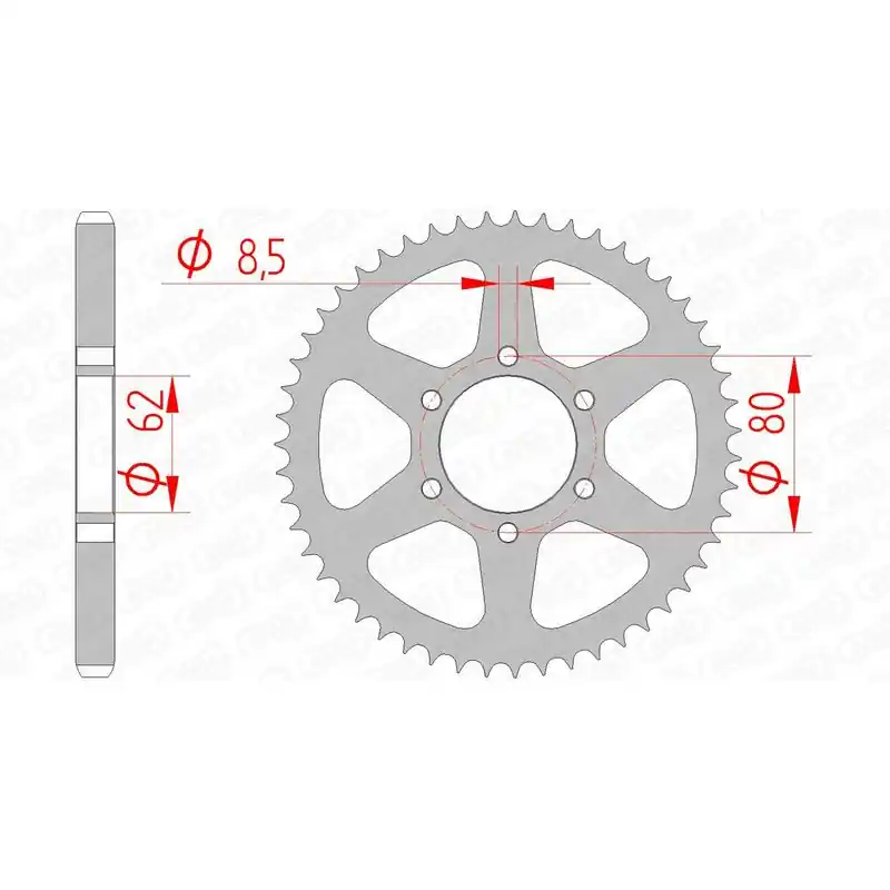 Vente Directe Couronne AFAM acier standard 12208 – 428