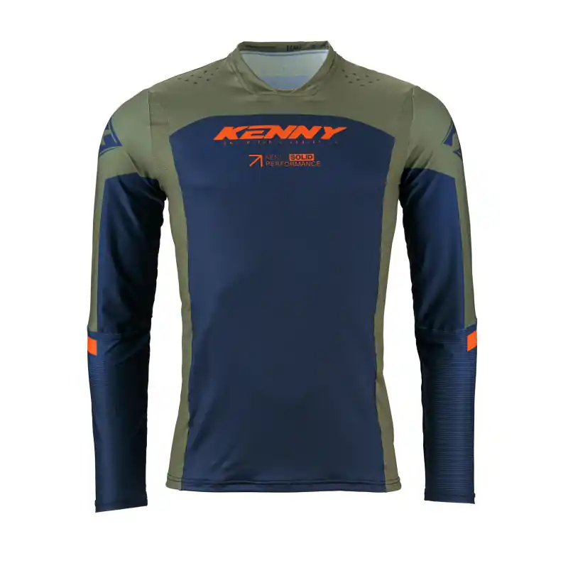 Maillot Cross KENNY PERFORMANCE SOLID Kaki Prix Choc