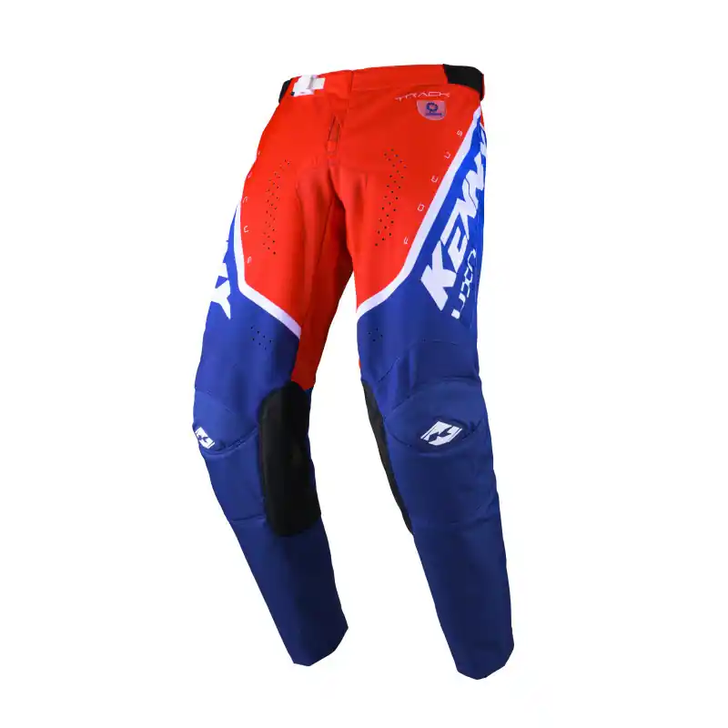 Offre Du Jour Pantalon Cross KENNY TRACK FOCUS Enfant Bleu Blanc Rouge