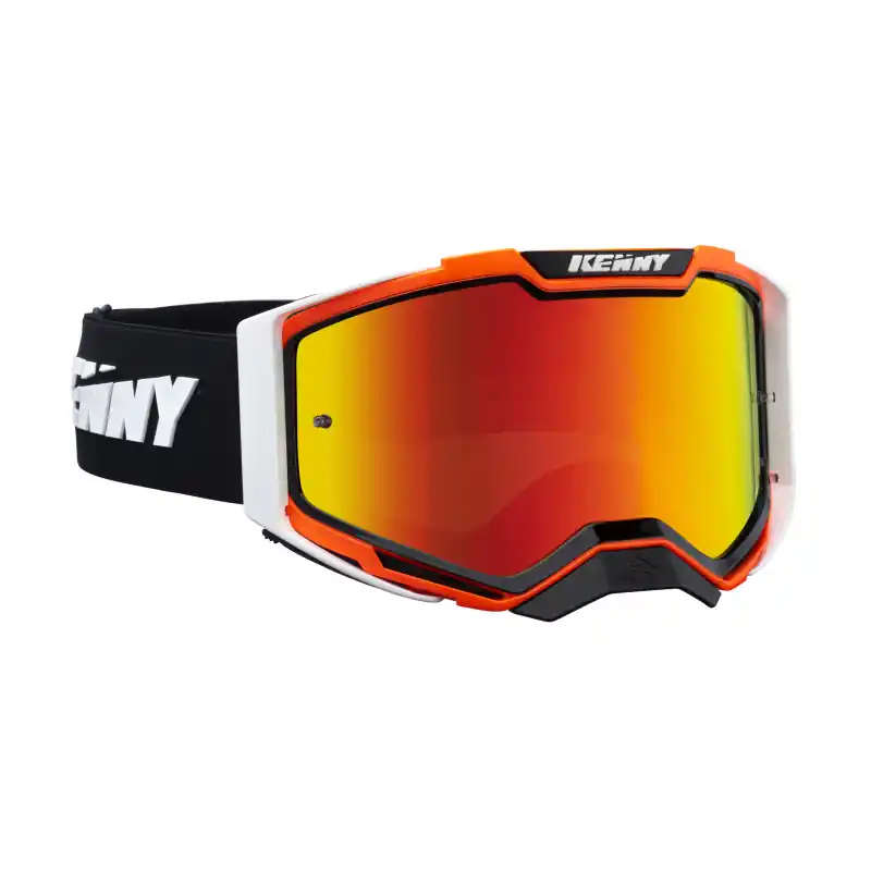 Masque Cross KENNY VENTURY PHASE 2 Orange Noir Nouvelle Collection