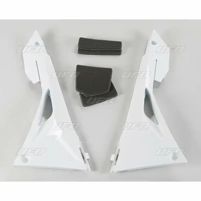 Caches boîte à air UFO blanc Honda CRF250R/450R/RX Prix Cassé