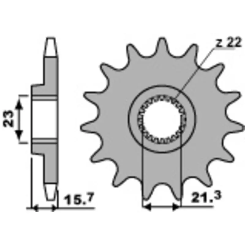 Commande En Gros Pignon PBR acier standard 441 – 520