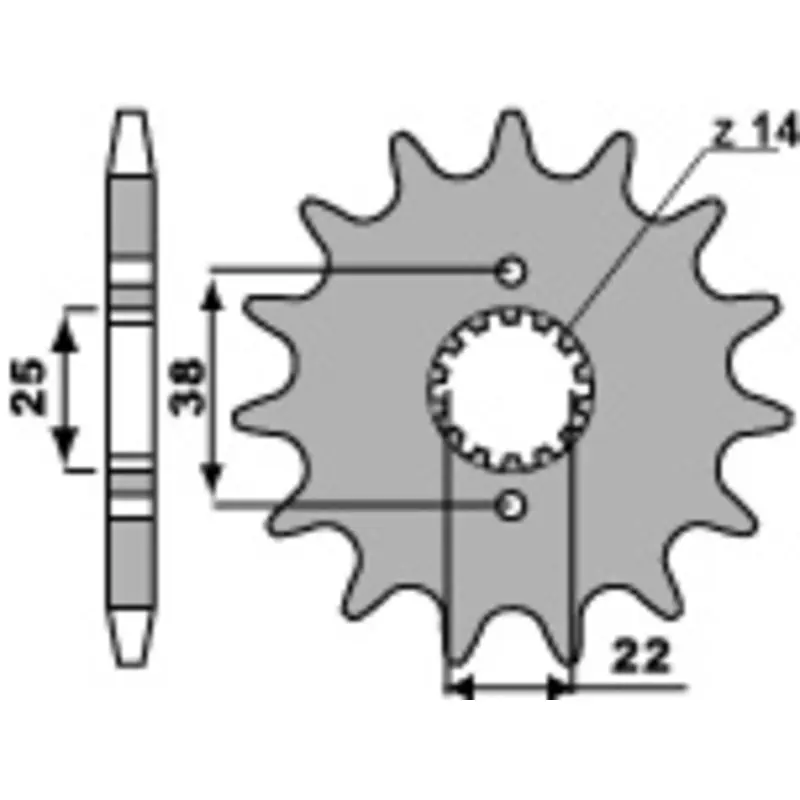 Promotion Saisonnière Pignon PBR acier standard 728 – 530