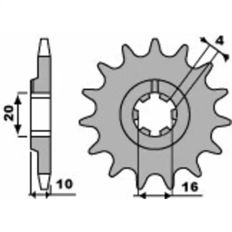 Expédié Aujourd&rsquo;hui Pignon PBR acier standard 2066 – 520