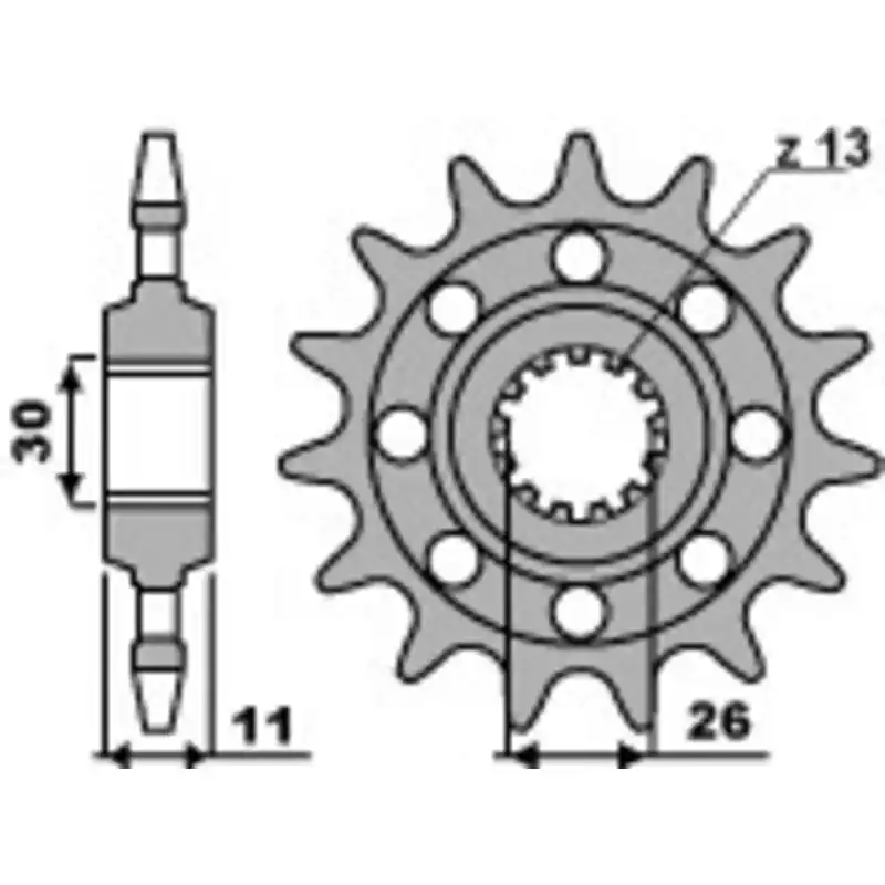 Expédition Rapide Pignon PBR Racing acier standard 579M – 520