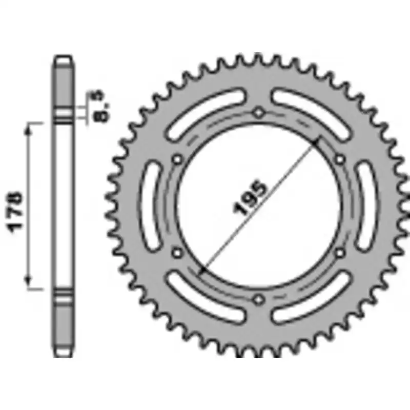 Quantité Limitée Pignon PBR acier standard 295 – 530