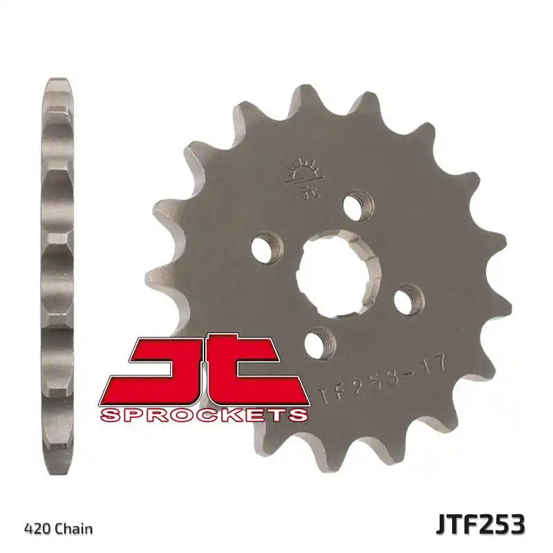 Pignon JT SPROCKETS acier standard 253 – 420 Commander Maintenant