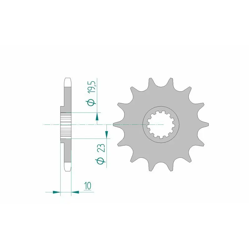 Super Prix Pignon AFAM acier standard 22303 – 520