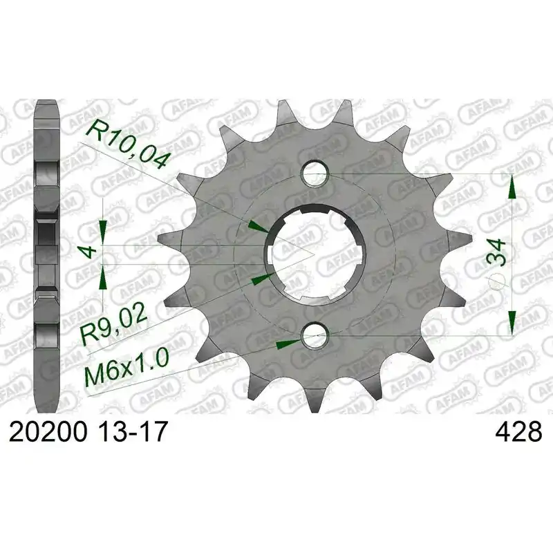 Solde Pignon AFAM acier standard 20200 – 428