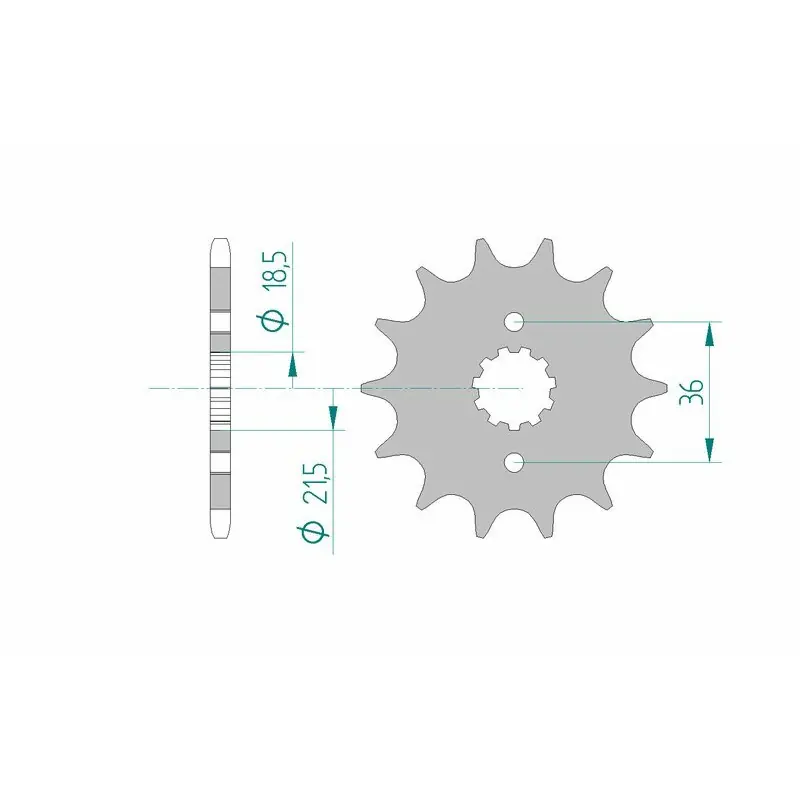 Marque Pignon AFAM acier standard 20304 – 520