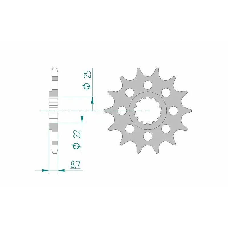Acheter En Ligne Pignon AFAM acier standard 28402 – 520