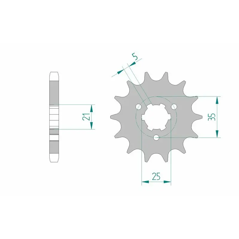 Livraison Express Pignon AFAM acier standard 22502 – 530