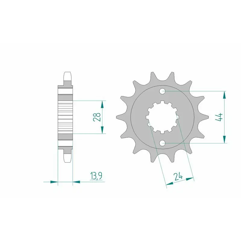 Bon Plan Pignon AFAM acier standard 20606 – 525